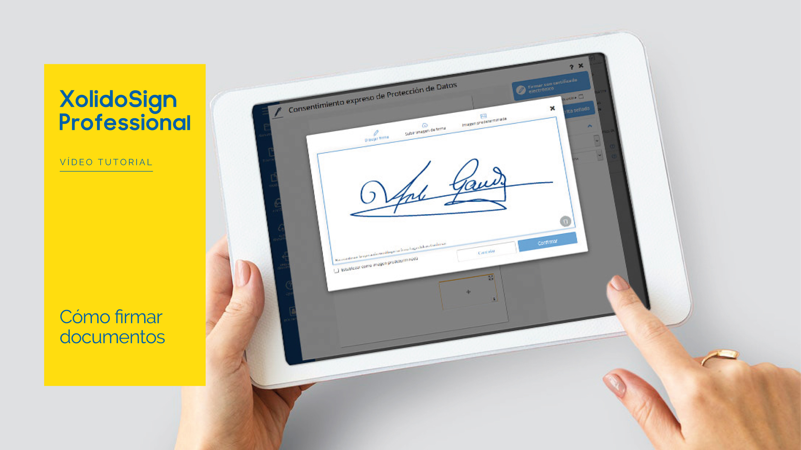 Comment signer un document dans XolidoSign Professional
