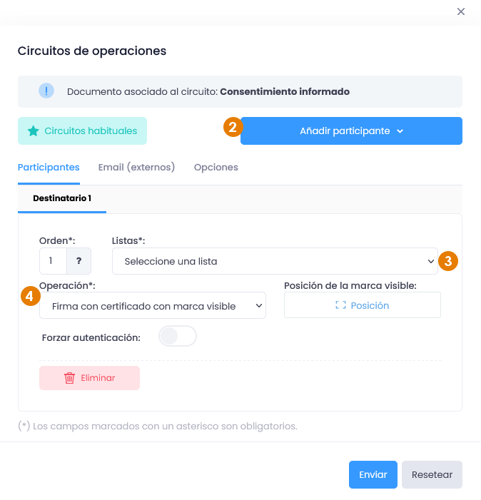 Envoyer un document à plusieurs destinataires