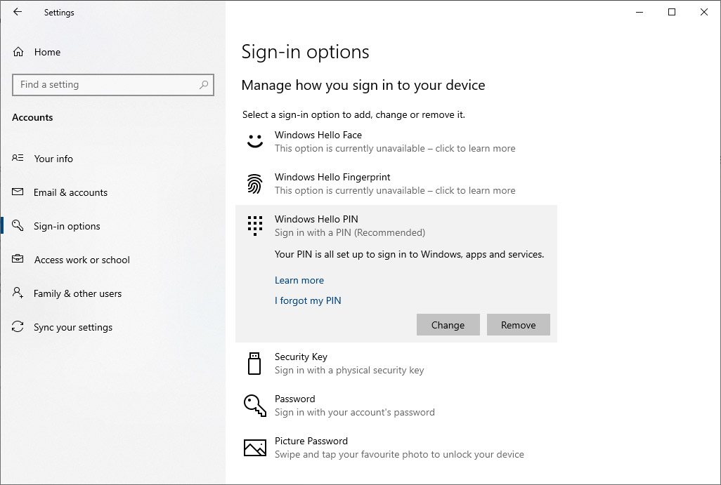 Technologie WebAuthN