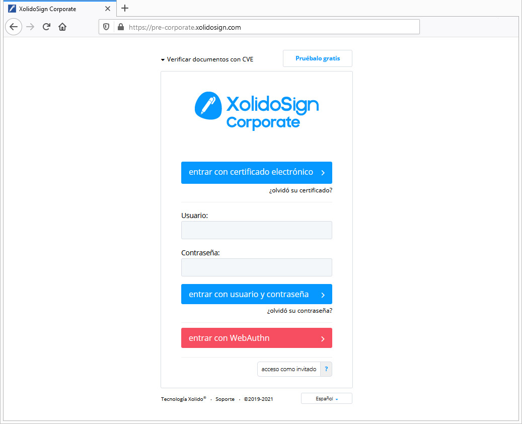 Technologie WebAuthN