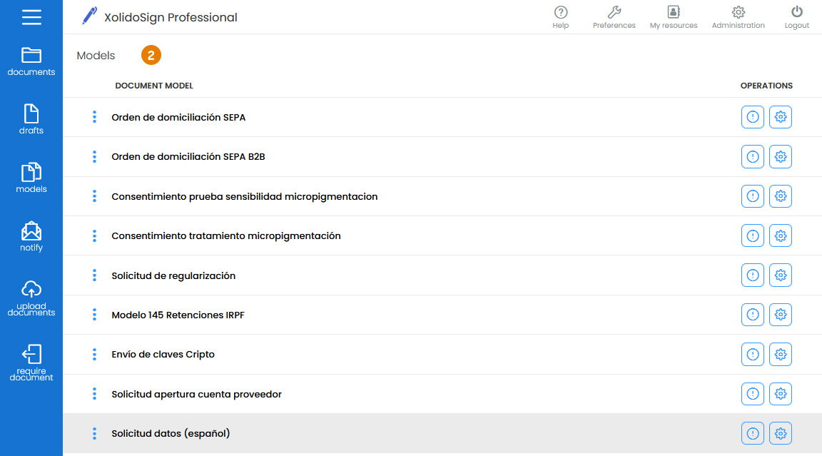 Créer un document depuis Modèles