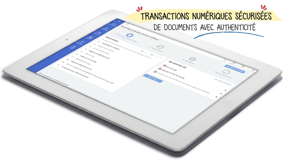 Signature électronique et sécurité. La sécurité de vos transactions en ligne de documents est garantie. Transactions électroniques ou numériques sécurisées de documents avec authenticité. Accélérez et fluidifiez l’exécution des processus de travail !
