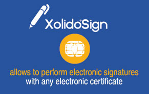 XolidoSign permet la signature électronique avec tout certificat