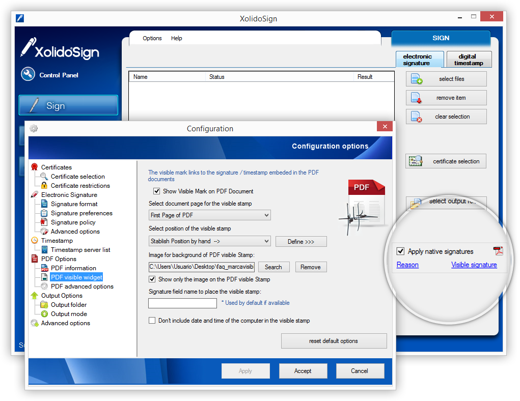 Signez des documents PDF avec XolidoSign Desktop