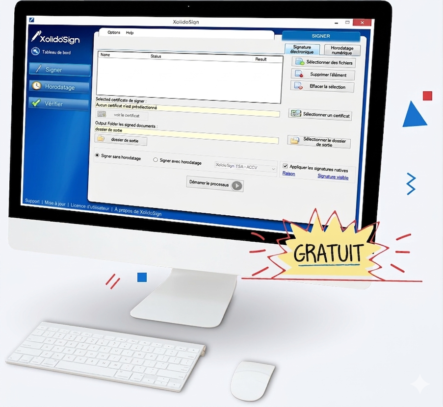 Téléchargement GRATUIT de XolidoSign Desktop